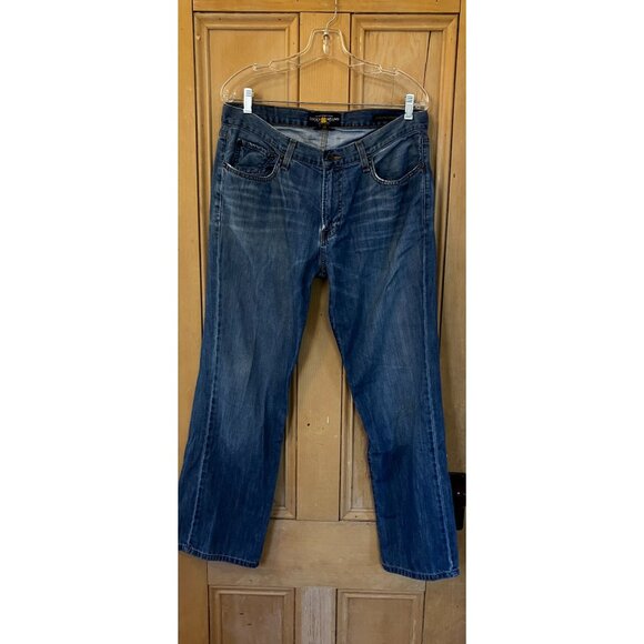 Lucky Brand Mens Vintage Y2K 221 Original Straight Jeans Size 34x30 Blue AN EXC - Picture 2 of 12